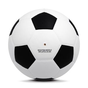 ลูกฟุตบอลพีวีซีสีดำและสีขาวคลาสสิกสำหรับการออกกำลังกายทั่วไปการฝึกซ้อมหรือการฝึกฟุตบอลเยาวชนระดับเริ่มต้น - Product Image 4