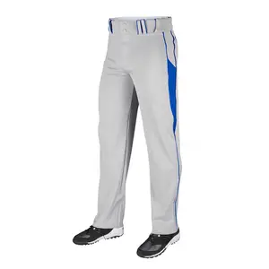 青年拉起棒球裤系列全长弹性底部wit腰带和两个口袋质量好