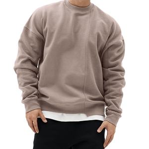 Sudadera de Cuello Redondo de Color Sólido, Estilo Holgado y Versátil con Hombros Caídos para Jóvenes Adultos, Otoño 2026 - Product Image 4