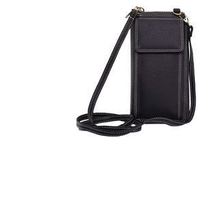 กระเป๋าหนัง PU โทรศัพท์มือถือที่กำหนดเองของผู้หญิงผู้ชายกระเป๋าสะพายไหล่คาดลำตัวสำหรับโทรศัพท์มือถือหูฟังหูฟังออกแบบมาใหม่ - Product Image 1