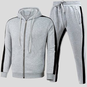 2025 nouvelle mode hommes survêtement ensembles à capuche et pantalon femmes couleur unie pull à capuche + pantalon costume vêtements de sport décontractés ensembles mâle - Product Image 6