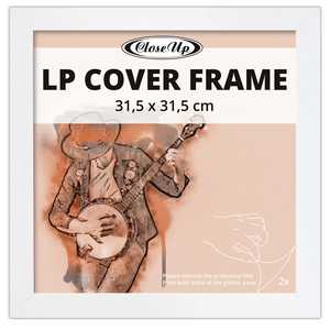 Marco de Madera para Portada de Álbum LP Blanco, 31.5 x 31.5 cm, Marco Cuadrado para Fotos - Product Image 3