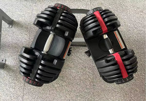 SK Wholesale Ensembles d'haltères réglables 24/40kg 55lb, Haltères à cadran, Équipement de gym avec logo personnalisé pour l'entraînement de force - Product Image 2