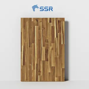 SSR VINA - Acacia Wood Finger Joint Board-Bloc de boucher de couleur de finition personnalisée bloc de boucher de comptoir en bois