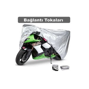 Piaggio Typhoon 50 borsa posteriore compatibile copertura in tela del motore protezione in pile Premium 4 stagione grigio
