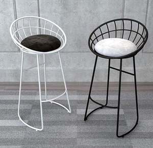 Tendance dernière conception meilleure vente chaise en fer avec revêtement en poudre noire faits à la main meubles en fer décoratifs pour la maison à vendre - Product Image 6