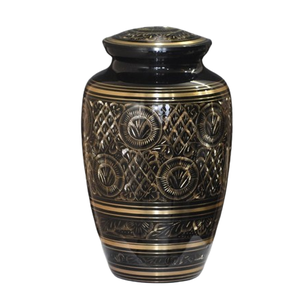 Urnas para cenizas adulto Funeral Pewter Gran urna funeraria de seres queridos Tamaño 10,5 "& 220 Cu. En - Product Image 5