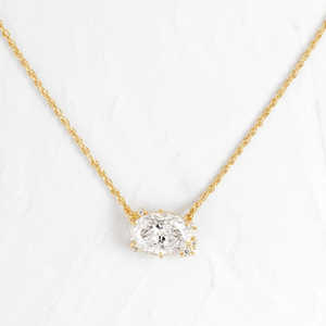 จี้เพชรโมอิสรูปวงรี VVS1สไตล์ที่สง่างามและมีเอกลักษณ์โดดเด่น - Product Image 1