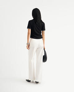 Top Corto de Verano para Mujer, de Alta Calidad, Ajustado, con Ribete en Contraste, Poliéster, Viscosa, Elastano, Transpirable, de Secado Rápido, Estilo Informal, Vietnam - Product Image 4