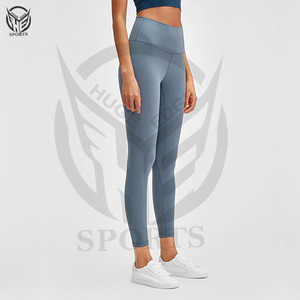กางเกงรัดรูปเอวสูงสำหรับผู้หญิงกางเกงเลคกิ้งกีฬายืด - Product Image 4