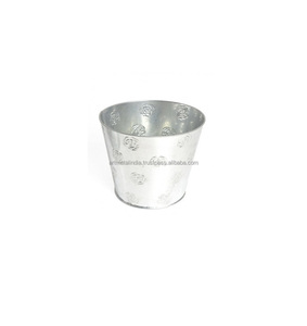 Nouvelles jardinières galvanisées pour décoration de jardin jardinières en métal au prix de gros jardinières faites à la main dans un nouveau STYLE POT galvanisé - Product Image 1
