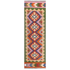 พรมกิลิม ไมมาณา อัฟกานิสถาน ขนาด 199 x 65 ซม. พรมปูพื้นและชุดพรม - Product Image 1