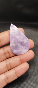 Lapidolite bleue Cabochon Pierre précieuse naturelle lisse et polie pour la fabrication de bijoux Pierres précieuses en vrac Vente en gros UDGEMS Modèle 448 Haute - Product Image 6
