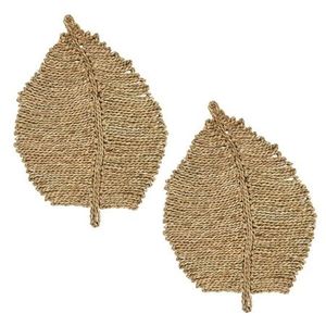 Napperons faits à la main en jacinthe d'eau commandes en gros écologiques parfaits pour les accessoires de décoration de table à manger - Product Image 6