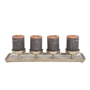 Portavelas Ecológico con Acabado en Polvo Negro, Soporte para Velas de Metal Decorativo Hecho a Mano para Decoración de Fiestas - Product Image 5