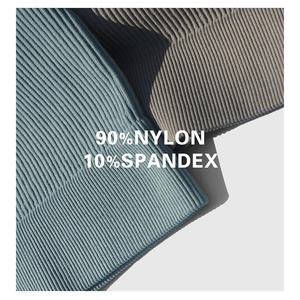 Tendance côtelé tenues d'entraînement pour femmes 2 pièces sans couture Sport soutien-gorge taille haute Yoga Leggings XL Bikini tissu Logo personnalisé - Product Image 6