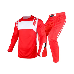 Nouveauté 2025, maillot et pantalon de motocross unisexe personnalisés, combinaison de moto tout-terrain, % coton du Pakistan, taille plus, prix raisonnables - Product Image 6