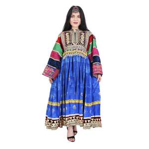 Fabuleux Banjara Tribal Ethnique Vintage Traditionnel Musulman Vêtements Afghan/Pakistan Kuchi Robe de Soirée Kochi Robe Afghanistan pour - Product Image 4