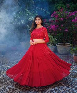 Ropa de novia más hermosa de tendencia lehenga choli con bordado dupatta Georgette precio al por mayor Ropa Étnica - Product Image 2