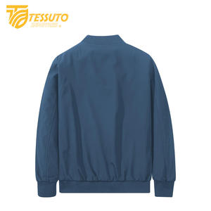 Blouson aviateur zippé léger et extensible de coupe décontractée pour homme - Product Image 5