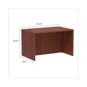 Alera Valencia Series Mueble de recepción recto ALEVA214830MC-47.25 In. X 29.5 Pulgadas X 29.63 Pulgadas Color Cereza Medio - Product Image 2