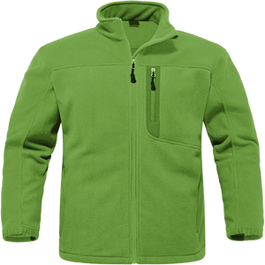 Chaqueta Polar Suave Unisex al por Mayor con Cuello Alto y Logotipo Frontal, de Secado Rápido y Ecológica para Invierno al Aire Libre - Product Image 1