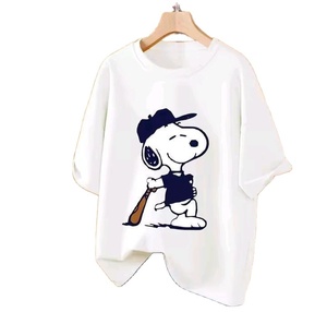 Women's Breathable <b>tshirt</b> Women's Printed Polyester Casual Wear Ladies Girls t shirt - Product Image 2