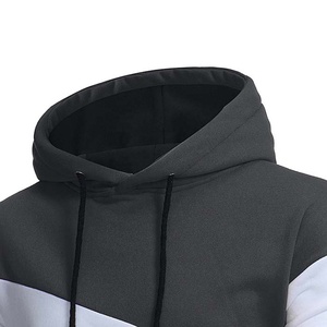 2025 automne et hiver lourd éponge 400G ample col rond couleur unie sweat ensemble Double fermeture éclair à capuche ensemble - Product Image 3