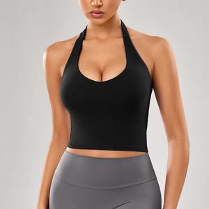 Débardeur de sport pour femme, vente en gros personnalisée, été, confortable, en spandex, sans manches, débardeur de sport - Product Image 3