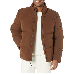 <b>Women</b> Puffer <b>Jacket</b> Glossy Finish Plain Dyed Warm Insulated Winter Outerwear <b>Lightweight</b> Padding Windproof Breathable Quick Dry - Product Image 1