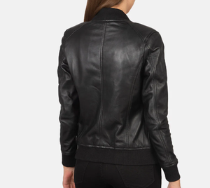 Prix raisonnable Dernière conception Meilleure qualité Mouton personnalisé Nappa Corps en cuir Manches Letterman Varsity Vestes pour les femmes - Product Image 5