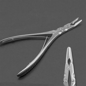 Jaws180mm Rongeurs de hueso de doble acción, pinzas ortopédicas largas rectas y curvas, instrumentos manuales de Metal, 1 pieza - Product Image 4
