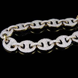 Bracelet Rappeur Classique Personnalisé Style Hip Hop Tendance Entièrement Glacé En Argent Sterling S925 Rond Moissanite Diamant - Product Image 3