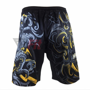 2024 MMA Boxe Combat Shorts Très Étiré 100% Polyester Casual Solide Motif Mid Board Shorts En Gros Cargo Court - Product Image 1