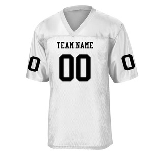 Wholesale Custom Men's <b>Mesh</b> American Football Team Jersey Embroidery Breathable Quick Dry <b>Plus</b> <b>Size</b> OEM Service - Product Image 1