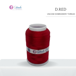 Recosilk 120/2 haute ténacité Viscose Polyester fil à broder 150d Durable fort coton couture Filament décoratif teint - Product Image 1