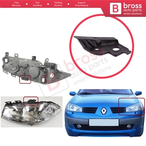 ขายึดไฟหน้า BHL14 สำหรับซ่อมแซมด้านซ้าย สำหรับรถยนต์ Megane MK2 ปี 2002-2008 รุ่น 260604235R - Product Image 5