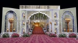 Marcos de espejo hechos a mano para decoración de escenario de boda Mughal último diseño Marco de escenario de madera para fiestas de recepción eventos Australia - Product Image 5
