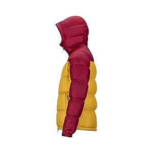 เสื้อแจ็กเก็ตขนปลาปักเป้าสำหรับผู้ชายผ้าใบสีอ่อนสำหรับกลางแจ้งออกแบบได้เองพร้อมโลโก้ปกคอตั้ง - Product Image 5