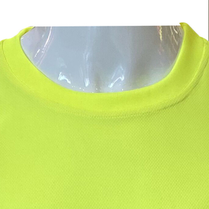 Logotipo personalizado Hi Vis camiseta Clase 2 Seguridad reflectante manga corta construcción camiseta amarillo fluorescente reflectante trabajo camisas - Product Image 2