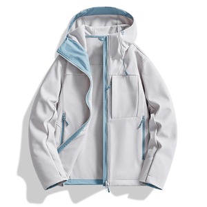 แจ็คเก็ตซอฟต์เชลกันลมสีสันปรับแต่งได้ แจ็คเก็ตฤดูหนาวมีฮู้ดคุณภาพสูง แจ็คเก็ตผู้หญิงซิปทันสมัย - Product Image 5