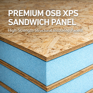 Panel Sándwich OSB de Alta Resistencia con <span class=keywords><strong>Certificación</strong></span> CE, Núcleo de XPS Azul, para Sistema de Aislamiento de Techo <span class=keywords><strong>y</strong></span> Pared de Casas Modulares Prefabricadas - Product Image 6