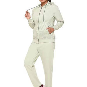 Chándal de Invierno de Primera Calidad para Mujer, Diseño de Dos Piezas, Personaliza Tu Propio Chándal de Manga Larga para Mujer - Product Image 4