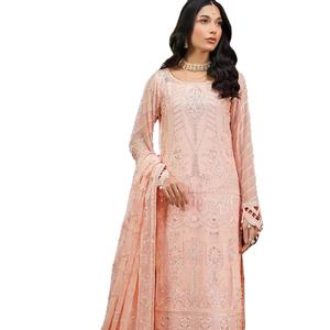 Costumes de fête pakistanais prêts à l'emploi Faisalabad costumes de fête robes pakistanaises prêtes à porter salwar kameez - Product Image 1