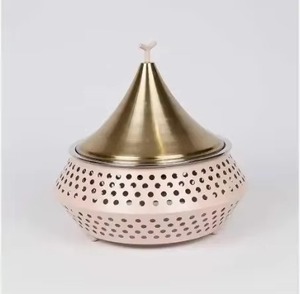 Thủ công Arabic thực phẩm phục vụ lẩu có sẵn trong kích thước khác nhau và màu sắc soong lẩu món ăn trong thép với màu men - Product Image 6