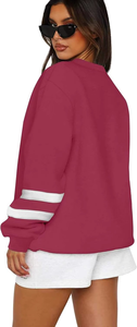 Sudadera con Capucha de Invierno para Mujer, 100% Algodón, Cálida, Gruesa, de Felpa, Corte Holgado, Estilo Moderno, Colores y Tallas Personalizadas al por Mayor - Product Image 2