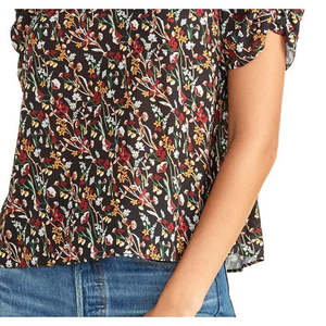 เสื้อแขนจั๊มพ์สำหรับผู้หญิง รุ่นฮันนา ของ Rachel Roy สีดำ ไซส์ X-Small ผลิตจากผ้าฝ้าย - Product Image 3