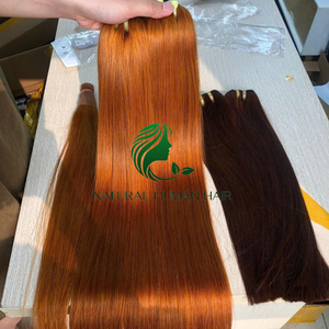 Nouvelle trame extension de cheveux populaire 100% remy Extensions de cheveux humains trame sans couture Remy machine cheveux trame liée à la main - Product Image 1