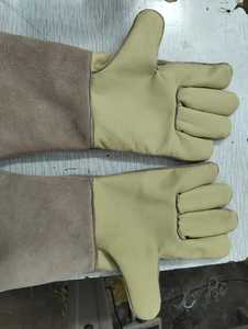 Guantes de seguridad resistentes a los cortes de cuero de vaca - Product Image 4