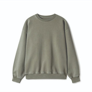 Servicio OEM de sudaderas de diseño personalizado, sudaderas de alta calidad, sudaderas de cuello redondo de forro polar para hombre, color personalizado, sudadera regular - Product Image 3